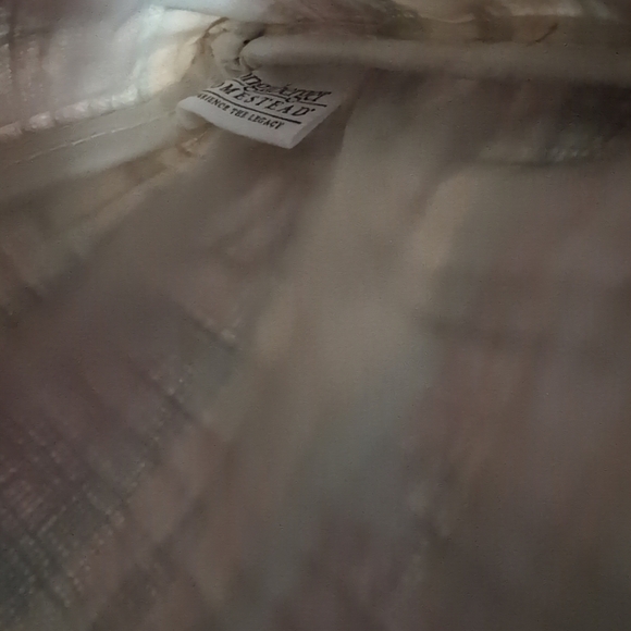 Longaberger Binder Money Bag & Change Purse  Plaid Zip Top 8-1/2" w x 4-1/2" - Picture 5 of 6